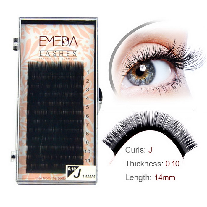 Buy matt black silk eyelash extension placesSN14